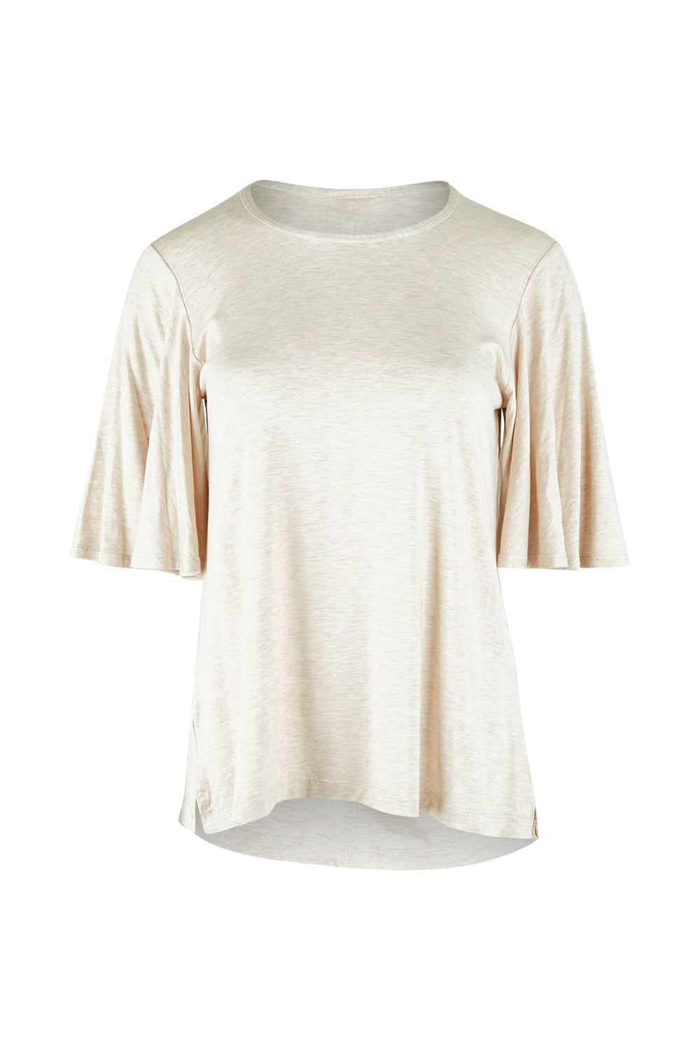 Product shot of the Flutter By Tee in colour Natural, from the front