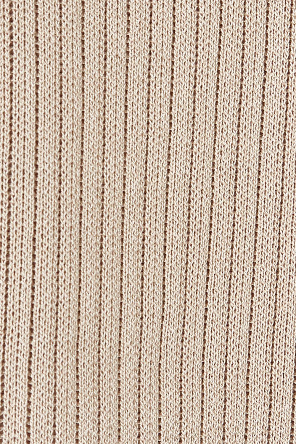 Product shot of the Always Classic Knit Tank in colour Wheatchoc, detail