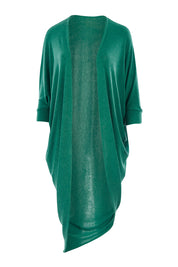 Product shot of the Falling For You Cardi in colour Myrtle (Green), from the front