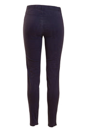 Product shot of the Wild Tribe Stitched Jeggings in colour Indigo (Blue), from the back