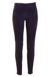Product shot of the Wild Tribe Stitched Jeggings in colour Indigo (Blue), from the front