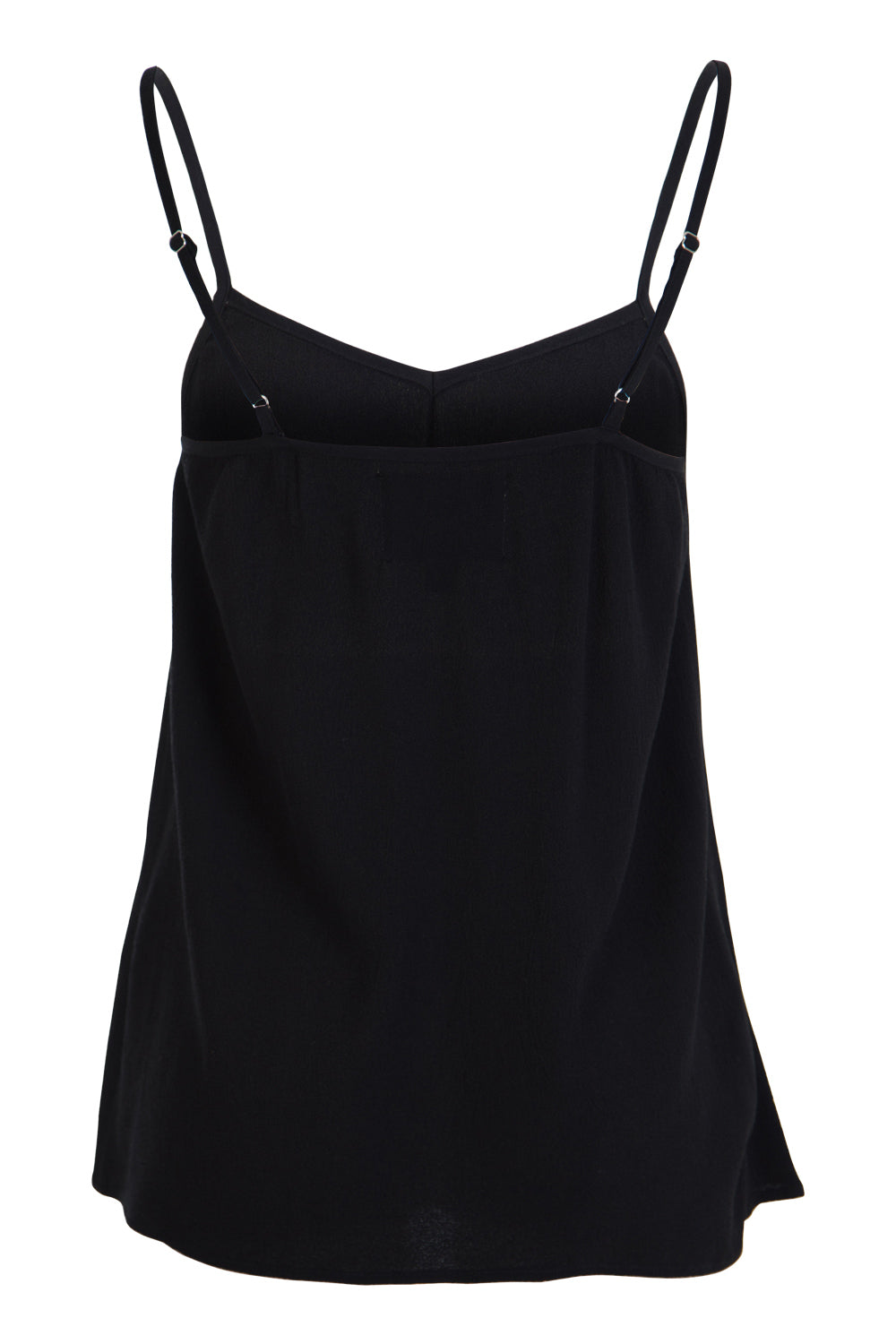 Product shot of the Runaway Top in colour JetBlack (Black), from the back