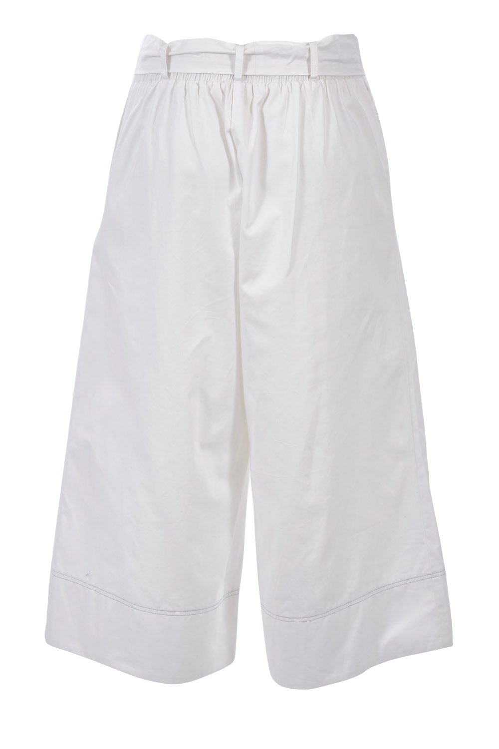 Product shot of the Chasing Seagull Pants in colour White (White), from the back