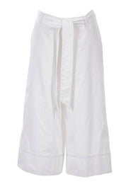 Product shot of the Chasing Seagull Pants in colour White (White), from the front