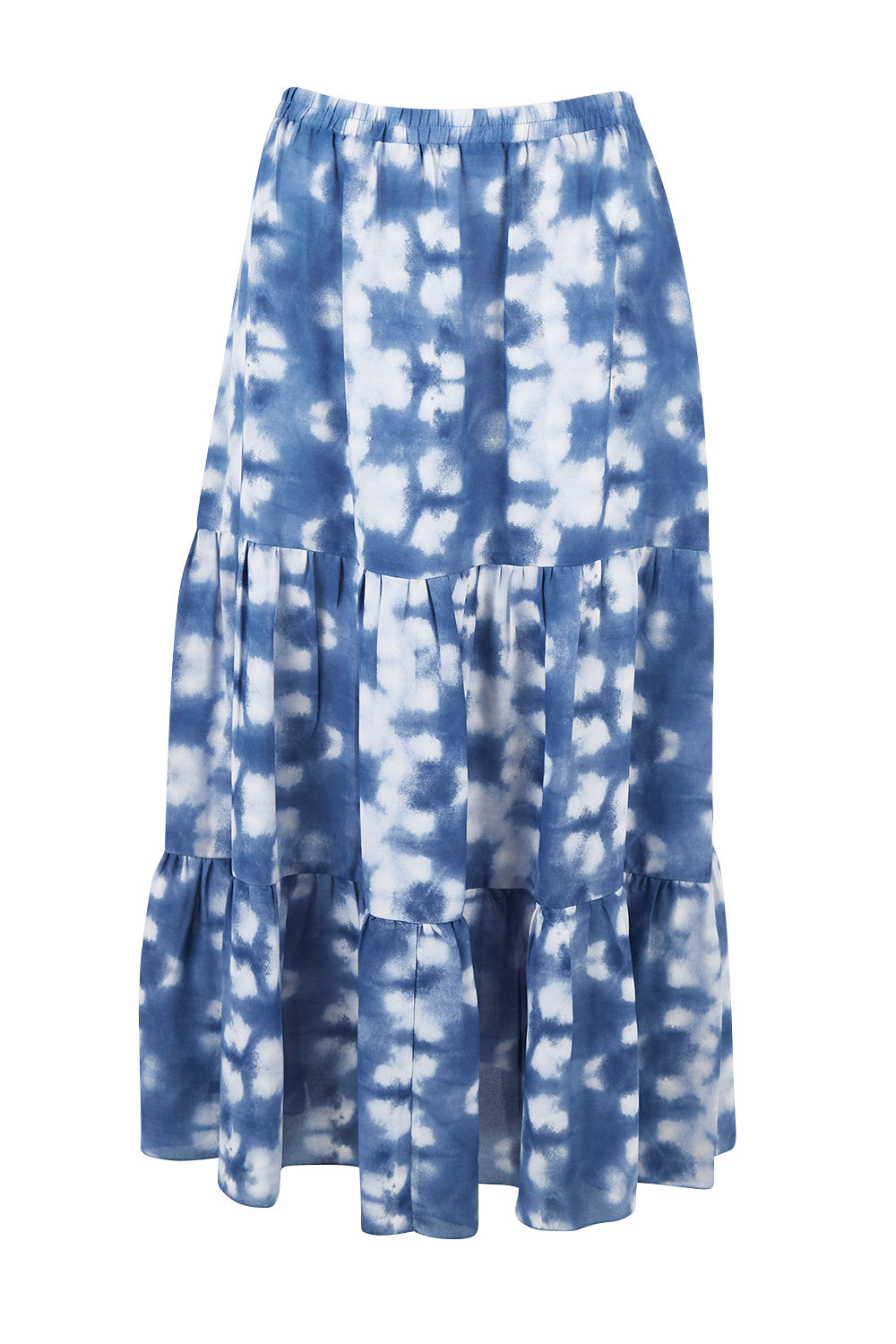 Product shot of the My Wild Side Skirt in colour Blue (Blue), from the front