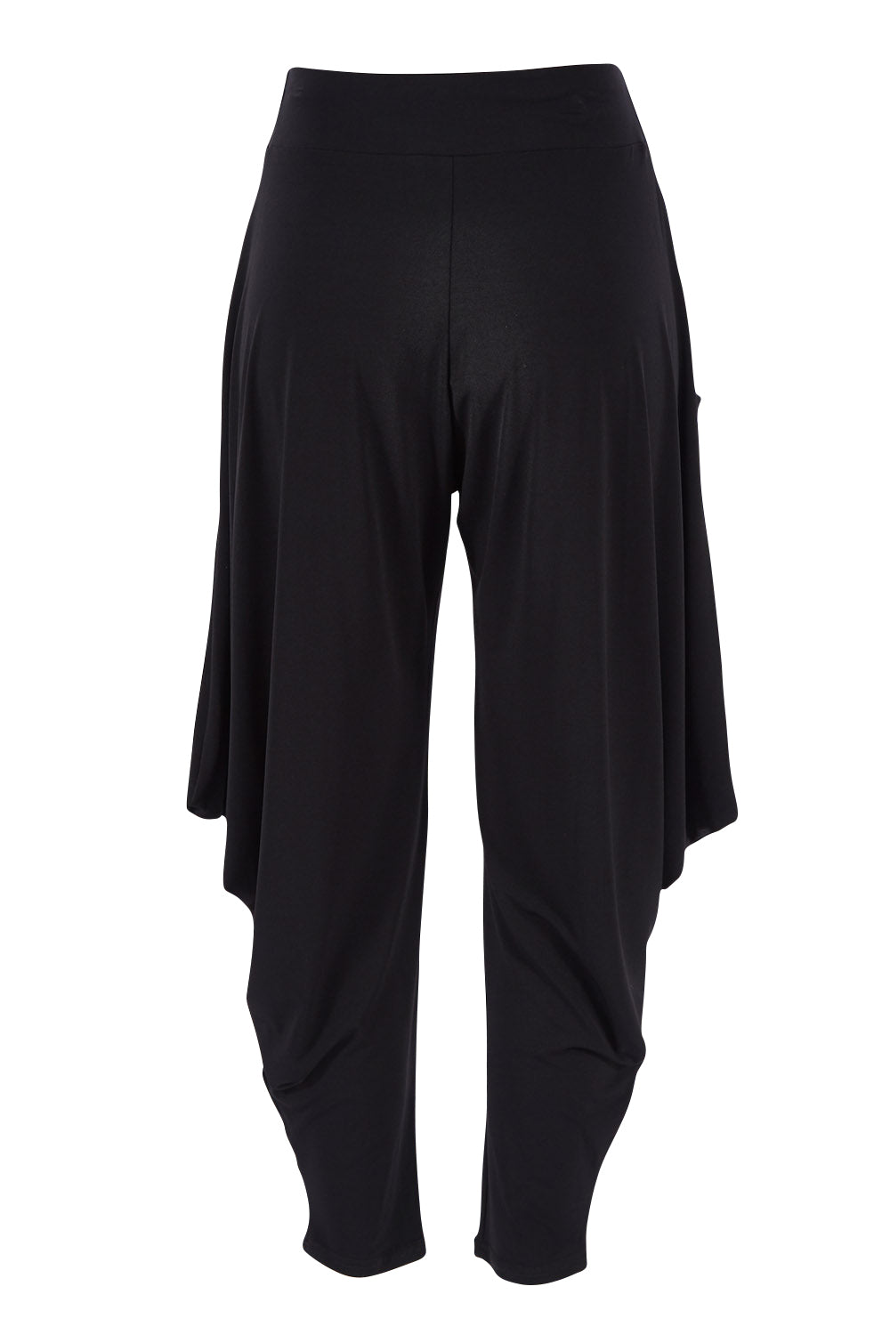 Product shot of The Wanderer In Me Travel Pant in colour Black (Black), from the back