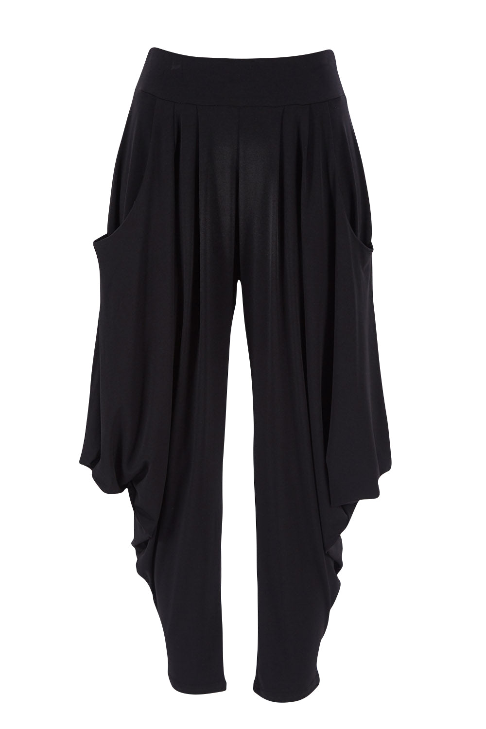 Product shot of The Wanderer In Me Travel Pant in colour Black (Black), from the front
