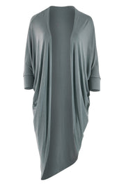 Product shot of the Falling For You Bamboo Cardi in colour Fern (Green), from the front