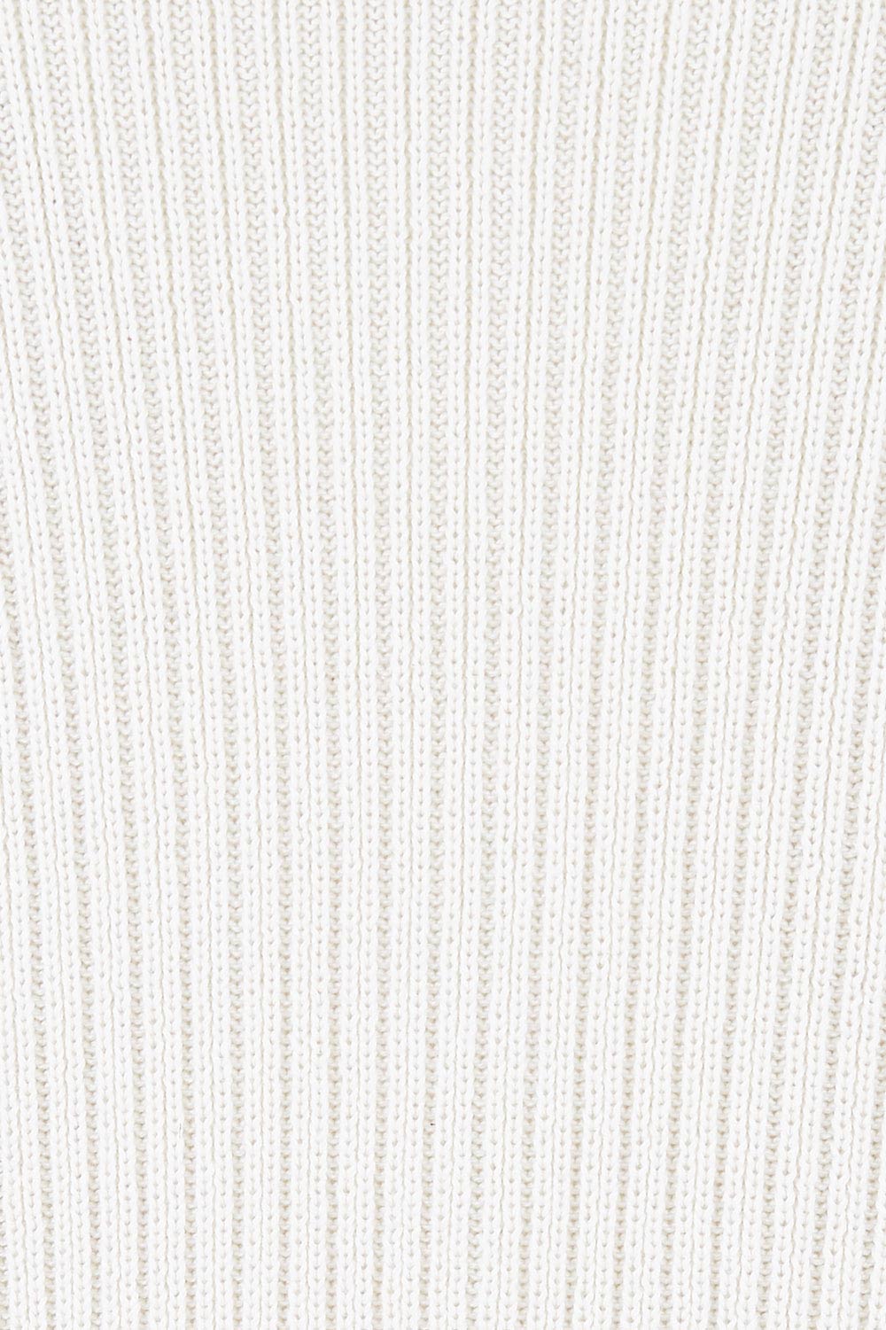 Product shot of the With My Crew Sweater Dress in colour Snow (White), detail