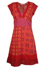Preloved Daisy Dress - Red