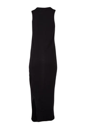 Product shot of the Carrie Dress in colour Black (Black), from the back