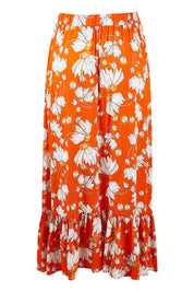 Product shot of the Free Love Skirt in colour Sundance, from the back