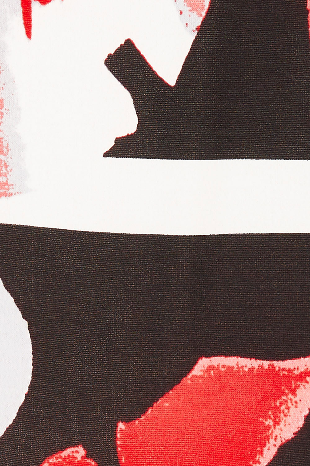 Product shot of the Cap Sleeve Bounce Dress in colour Red (Red), detail