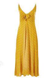 Product shot of the Zuma Maxi in colour Saffron, from the front