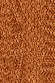 Product shot of the Lucerne Knit in colour Caramel, detail