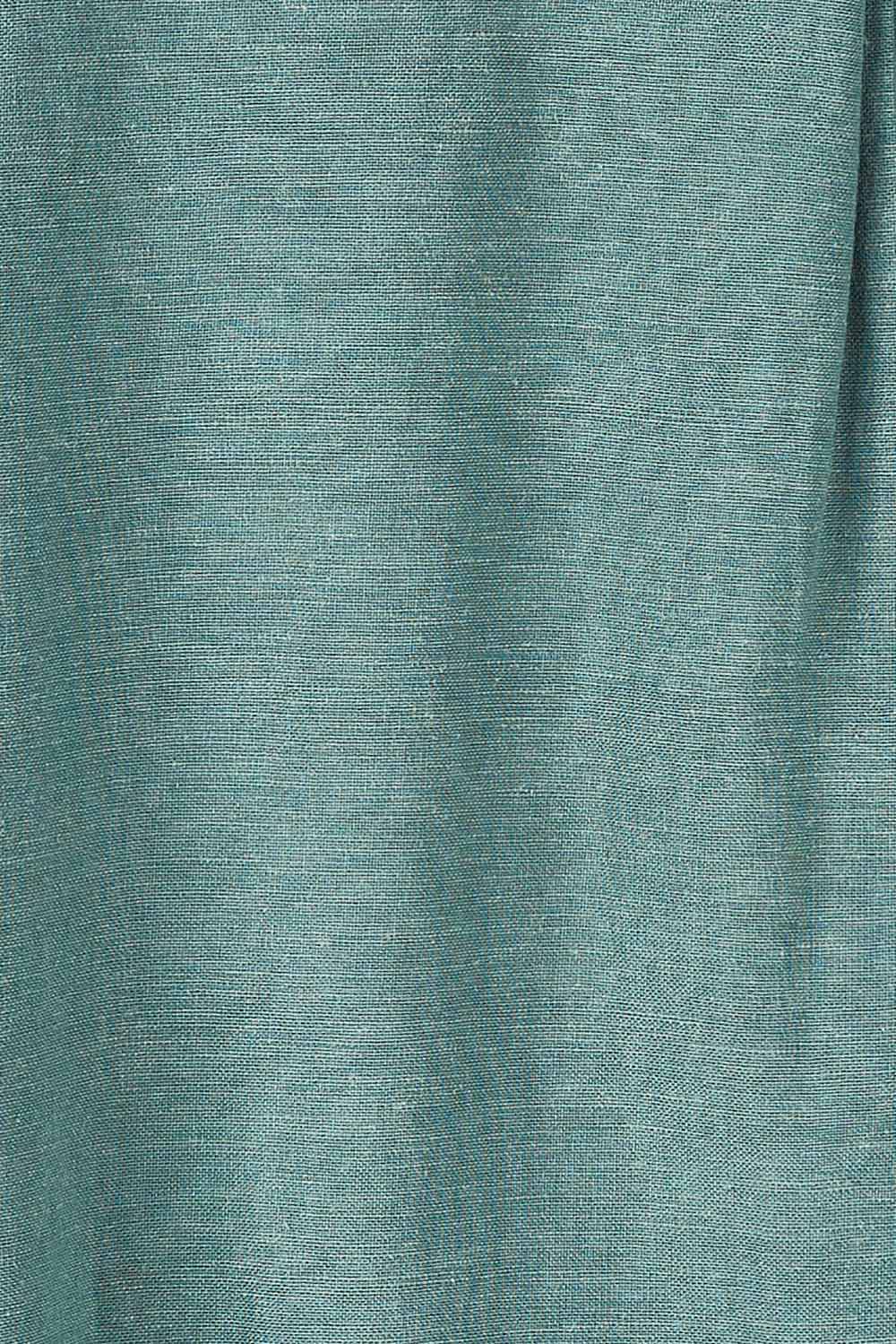 Product shot of the Miranda Top in colour Rosemary (Green), detail
