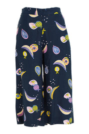 Product shot of the Fruity Tootie Pant in colour Navymulti (Blue), from the back