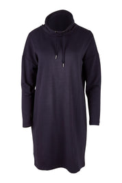 Product shot of the Soft Touch Dress in colour Truenavy (Blue), from the front