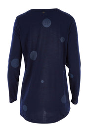 Product shot of the Wired & Wonderful in colour Spot (Blue), from the back