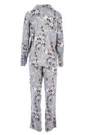 Product shot of the Rayna Pj Boxed Set in colour Floral (Grey), from the back