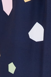 Product shot of the Falling Bricks Maxi in colour Jigsaw (Blue), detail