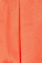Product shot of the Wide Leg Pant in colour Rust, detail