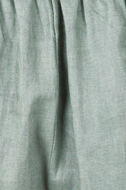 Product shot of the Ollie Pant in colour Eucalyptus (Green), detail