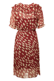 Preloved Spot Affair Shirt Dress - BurgSpot