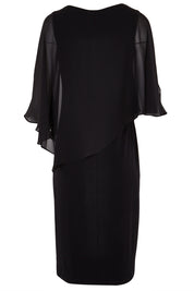Product shot of the Cassi in colour Black (Black), from the back