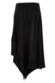 Product shot of the Yen Skirt in colour Black (Black), from the back