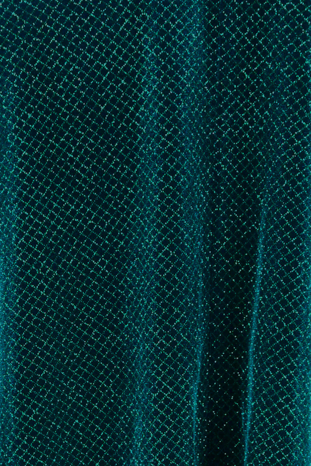 Product shot of the Lynette Velvet Cape in colour Jade (Green), detail