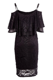 Product shot of the Suzette in colour black (Black), from the front