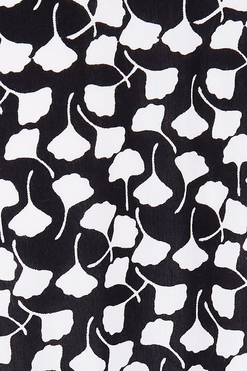 Product shot of the Flutter Sleeve Maxi Dress in colour Blkprint (Black), detail