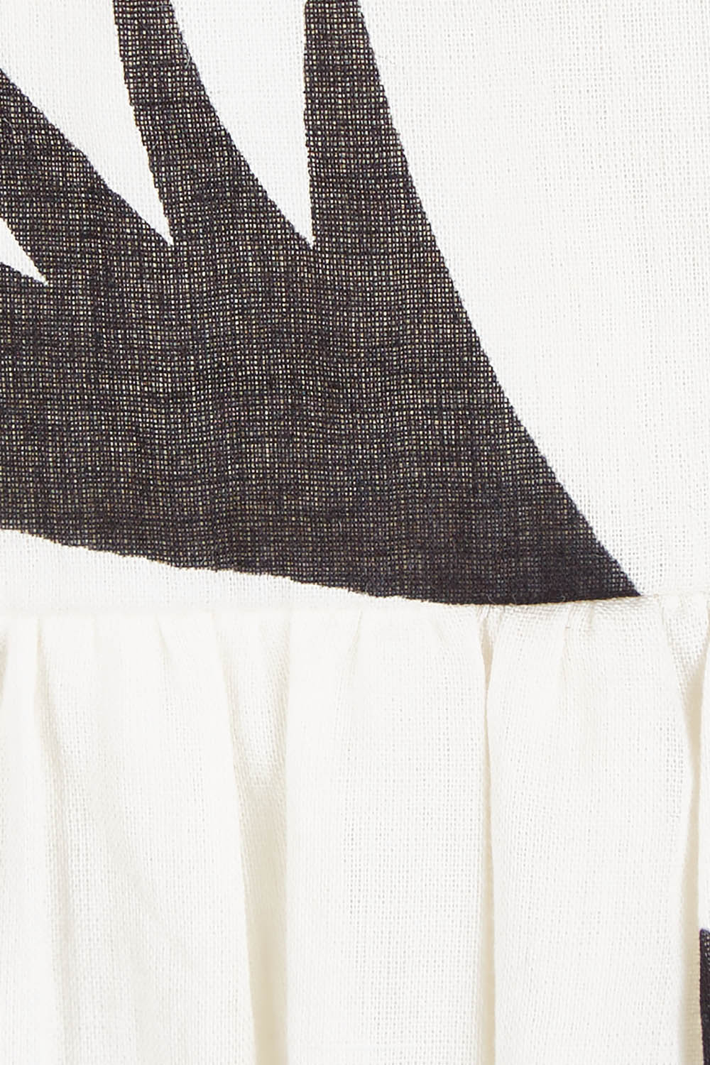 Product shot of the Button Shirt Dress in colour Elegance (White), detail