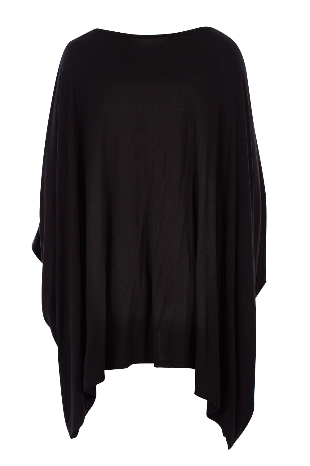Product shot of the Essential Top in colour Black (Black), from the back