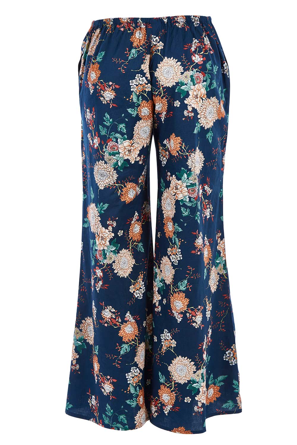 Product shot of the Sarita Pant in colour Maya (Blue), from the front