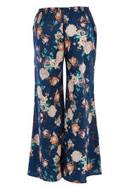 Product shot of the Sarita Pant in colour Maya (Blue), from the front
