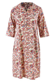 Product shot of the Lottie Kurta in colour Summer (Pink), from the front