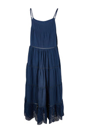 Product shot of the Carly Maxi in colour Navy (Blue), from the front