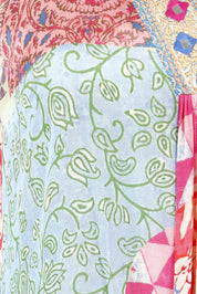 Product shot of the Mindil Beach Maxi Dress in colour Patchwork, detail