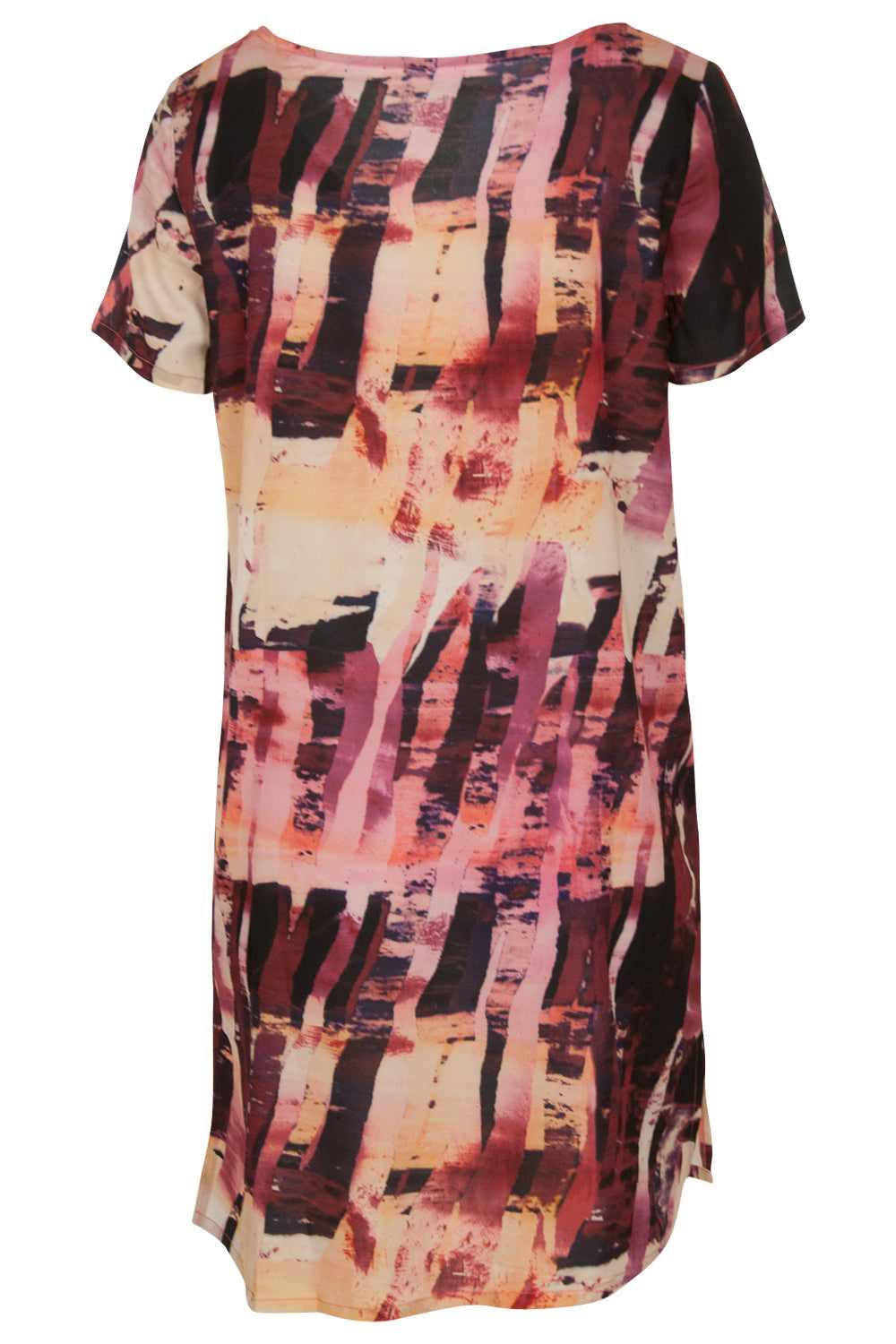 Preloved Psychic Zebra Shift Dress - Multi