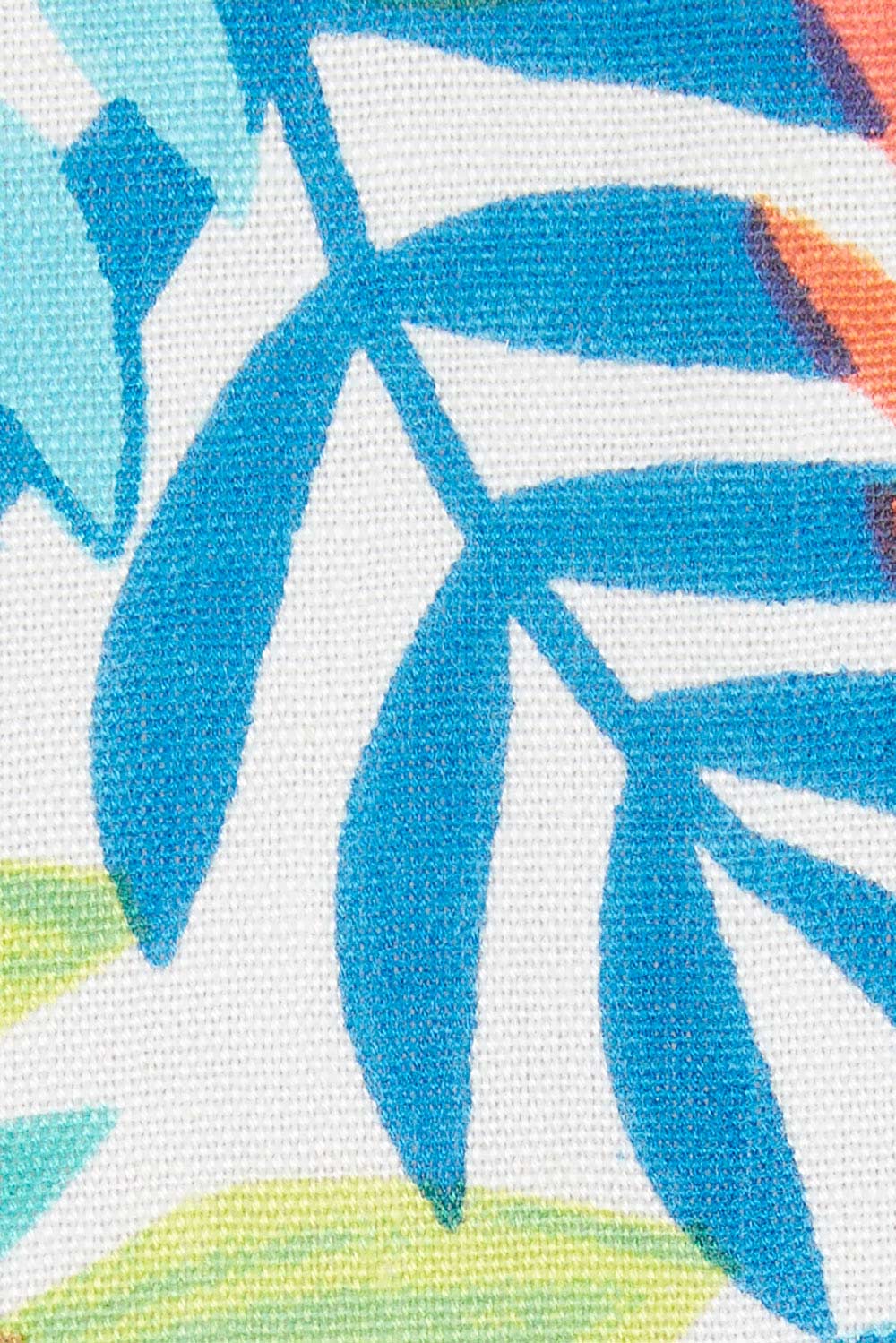 Product shot of the Zoey Shift Dress in colour Meadow (Blue), detail