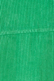 Product shot of the Zoe Cord Shacket in colour Jade (Green), detail