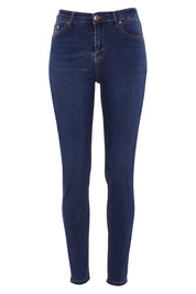 Product shot of the Diana Skinny in colour Denim (Blue), from the front