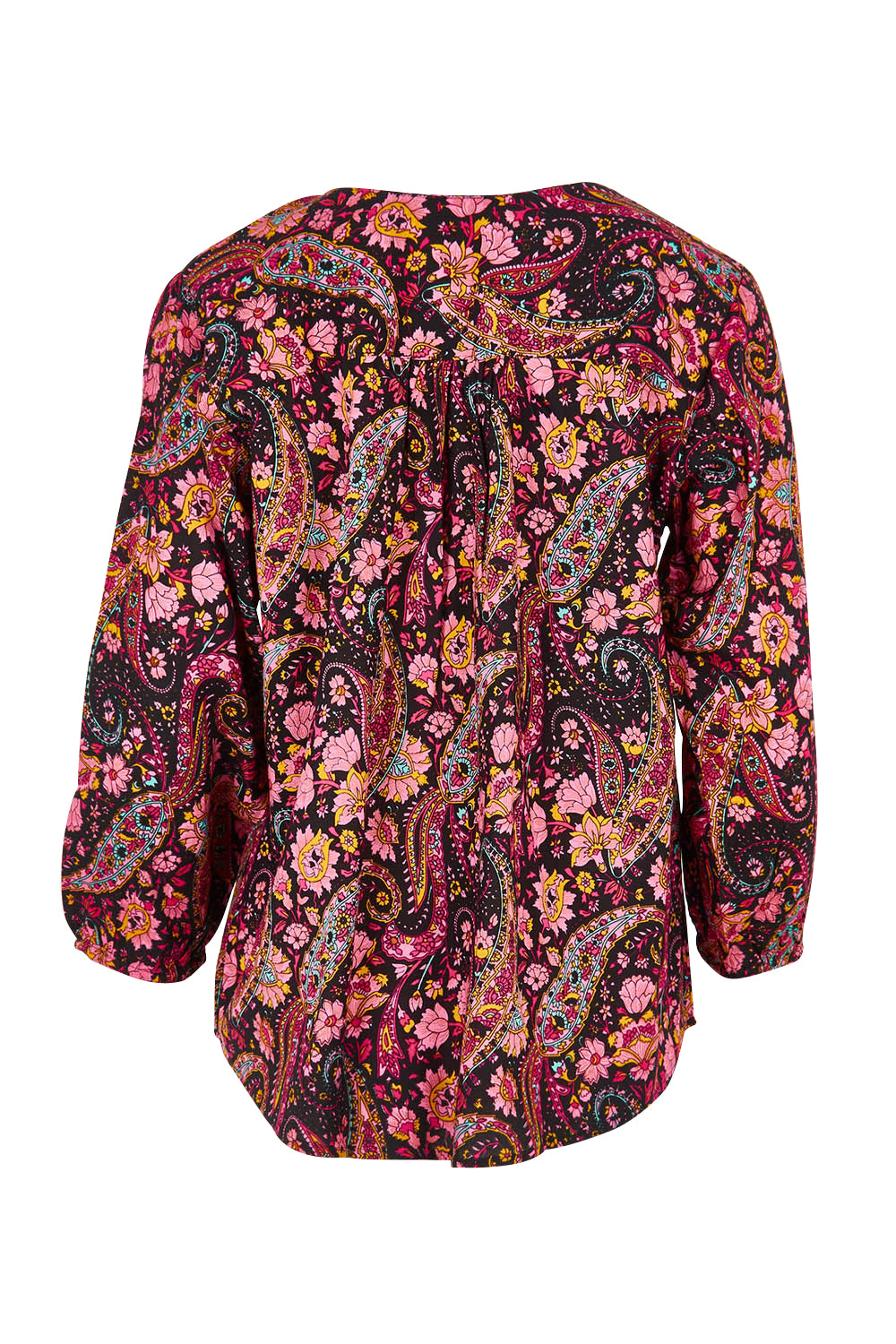 Product shot of the Palais Top in colour Chelsea, from the back