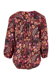 Product shot of the Palais Top in colour Chelsea, from the back
