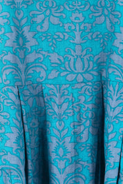 Product shot of the Billie Dress in colour Berlin (Blue), detail