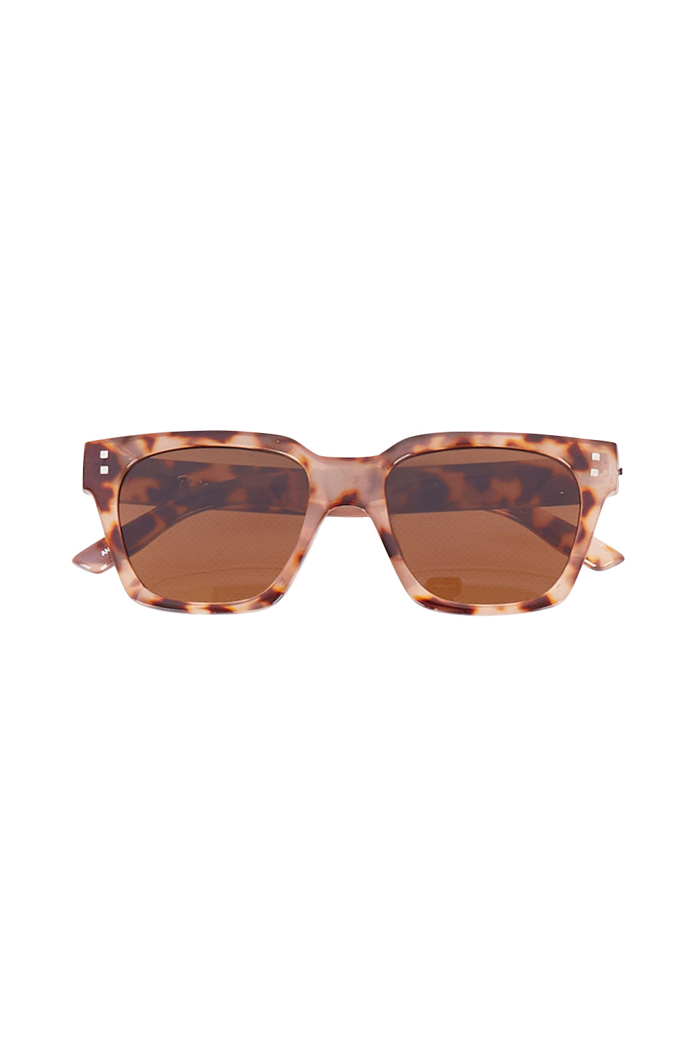 Product shot of the Anvil Square Sunglasses in colour Blossom, from the front