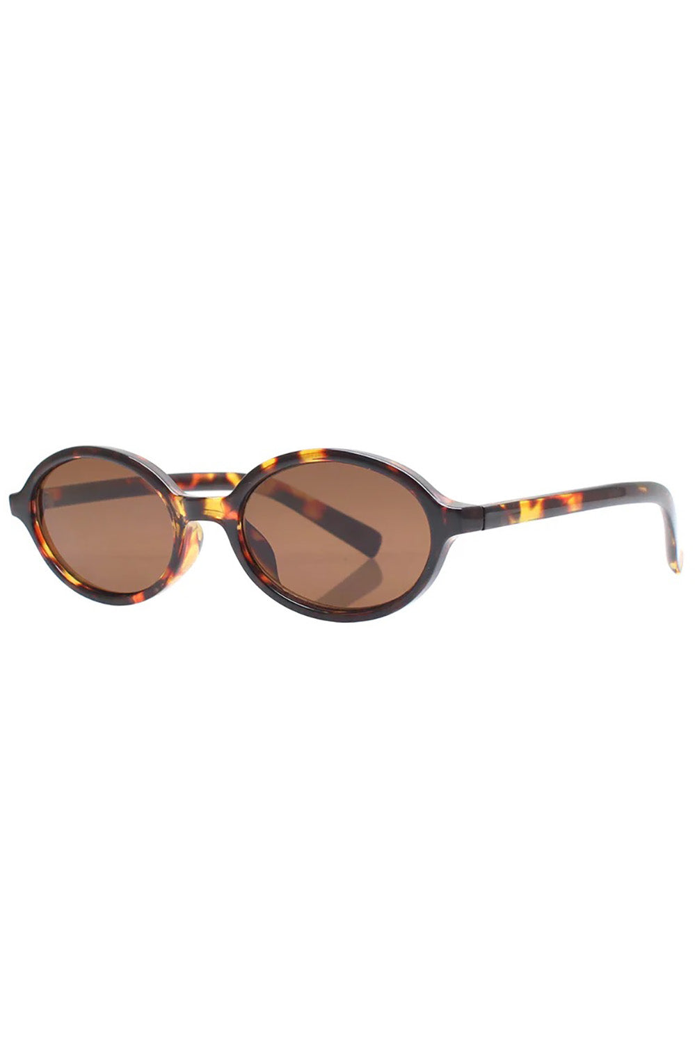 Product shot of The Bessette Sunglasses in colour Turtlebrwn, detail