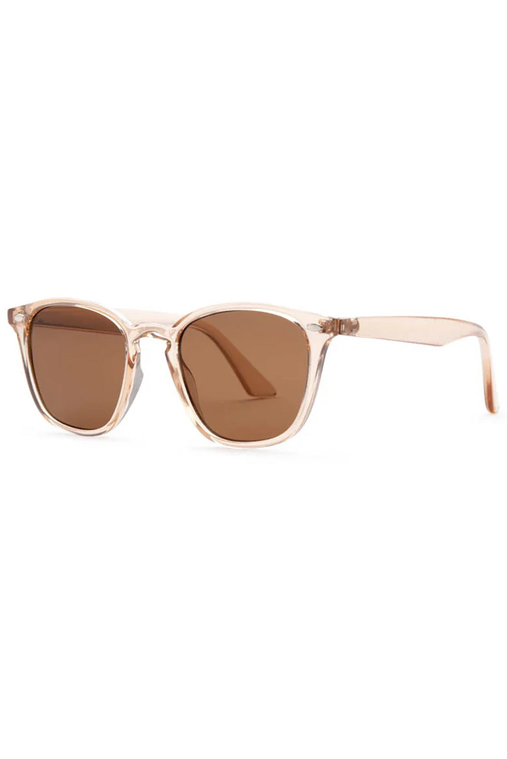 Product shot of The Chelsea Square Sunglasses in colour Prosecco, detail